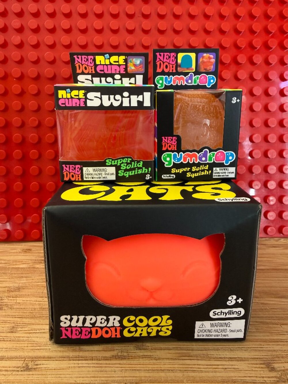 NEW! 🍊 NeeDoh TRIO! SUPER cool cat included! Ships fast and 5 star reviews ⭐️
